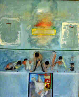 044.Beuys gewidmet.Öl a.L.120x100 cm.1969